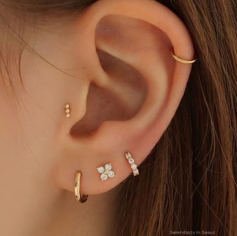 Cartilage Earring   Minimalist Ear  Earings  Unique Ear  Ear Jewelry Affordable Fine Jewelry Cool Ear