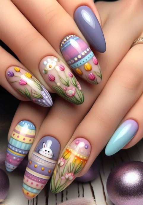 Easter Delight Nails Ideas