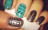 Greek Goddess Nails   Stamping Nail Art Nail Stamping London Nails Nail Art Designs Nail Polish Designs Fashion Nails