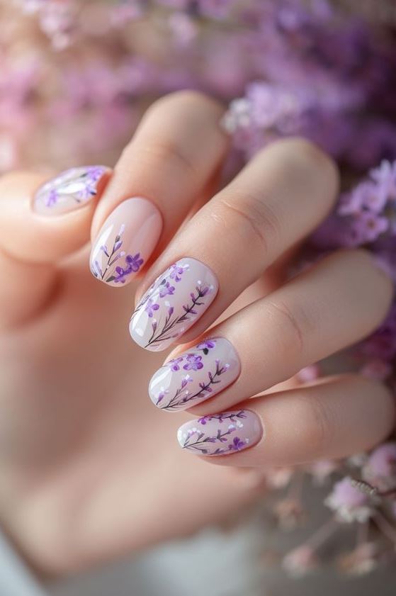 Spring Nail   Floral Nails Cute Nails Nails Inspiration Spring Nails Flowers Nails Nail Designs Spring