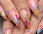 Spring Nail   Tulip Nails Nail Designs Flowers Nails Flower Nails Easter Nails Floral Nails Nails Inspiration