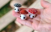 Small Clay Projects   Sculpted Mushroom Figurines Made With Polymer Clay Polymer Clay Crafts Clay Crafts Air Dry Clay Crafts Polymer Clay Creations Polymer Clay Diy Polymer Clay Projects