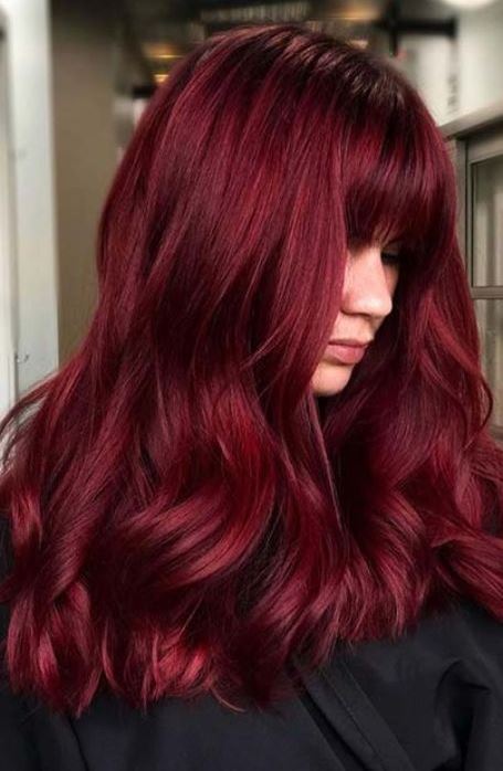 Spring Red Hair Color   Sexy Dark Red Hair Ideas Red Hair Pale  Dark Red Hair Color Red Hair Inspo Dark Red Hair Red Hair Color Hair Pale