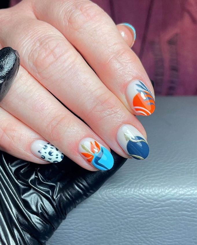 Amazing Funky Summer Nail Designs Gallery