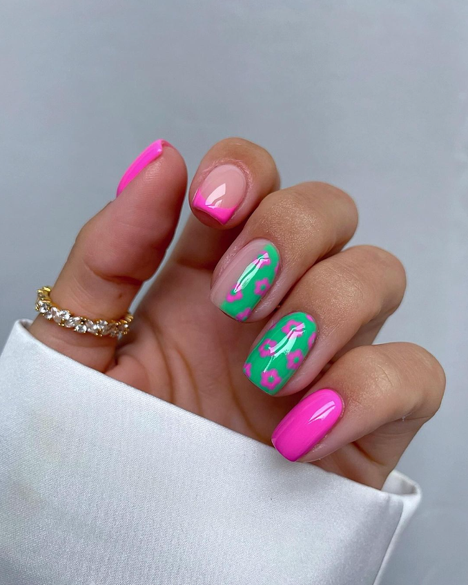 Amazing Funky Summer Nail Designs Photo