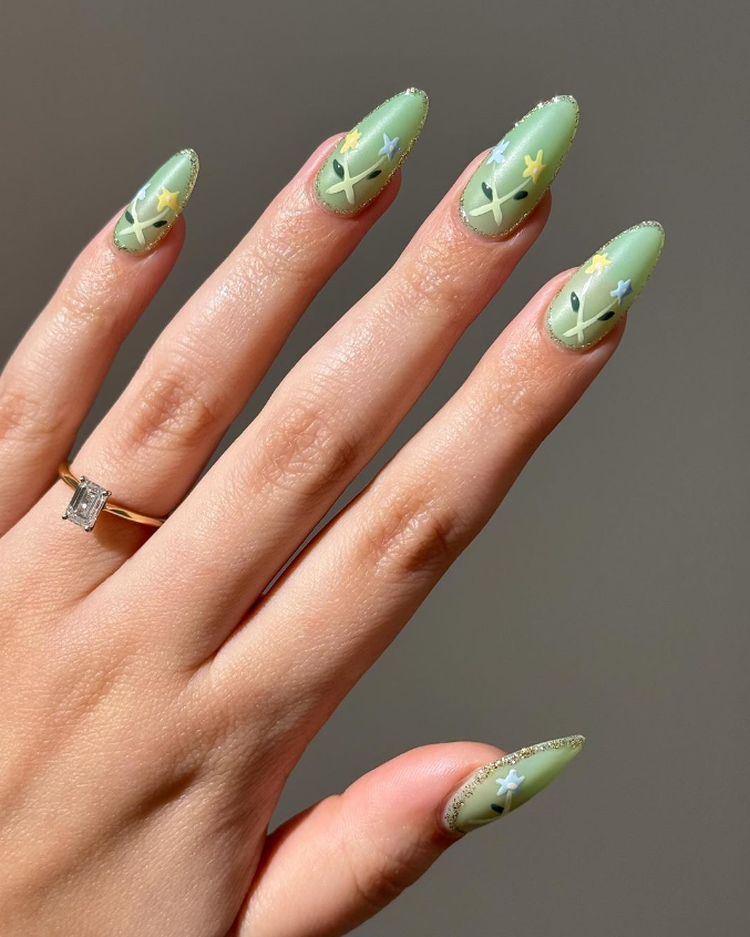 Amazing Simple Summer Nail Art Picture