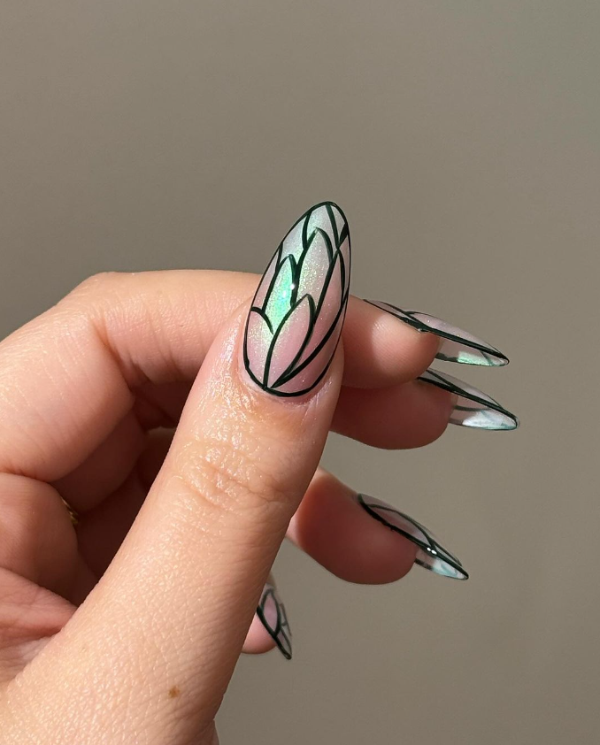 Awesome Simple Summer Nail Art Picture