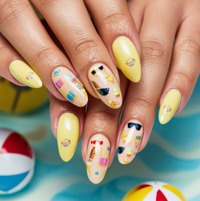 Pretty Funky Summer Nail Designs Gallery