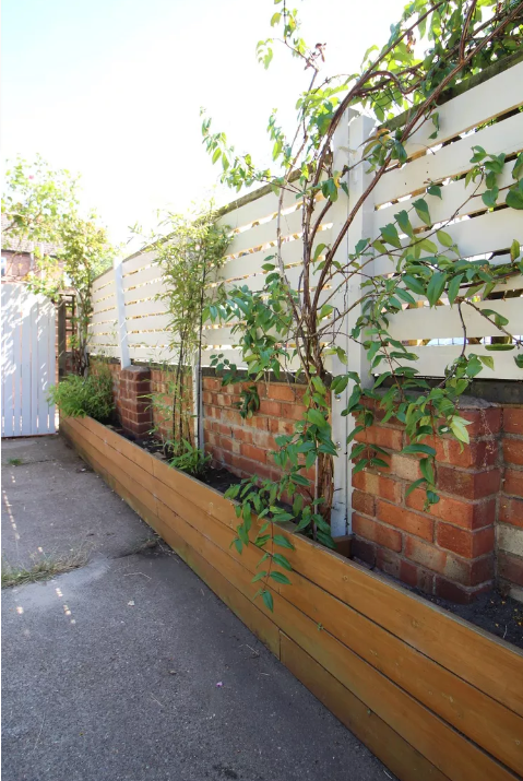 Wood Fence Ideas   Add Height To A Brick Ledge