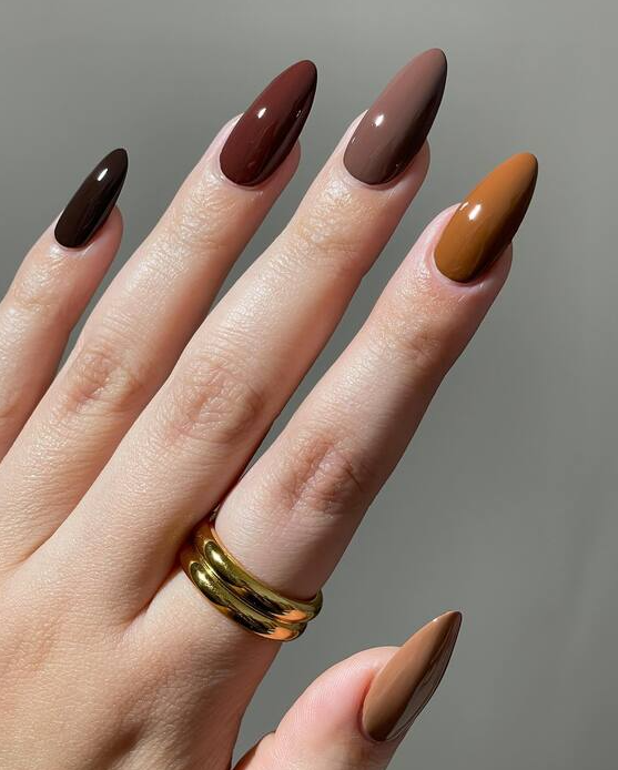 Autumn Nail Trends   Autumn Shades Gradient