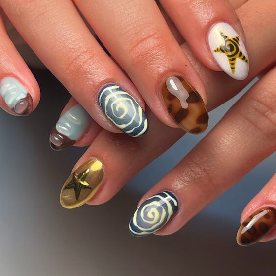 Autumn Nail Trends   Maritime Mystique