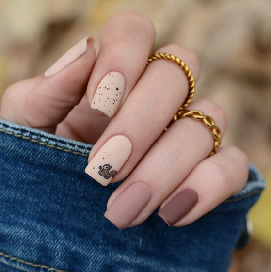 Autumn Nail Trends   Minimalist Autumn Chic