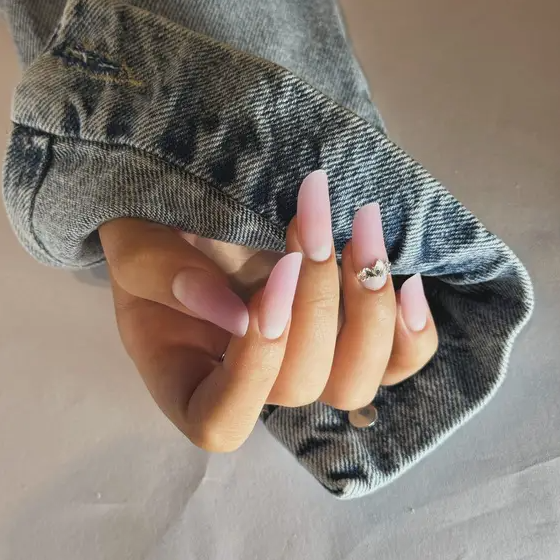 Autumn Nail Trends   Pastel Pink Perfection