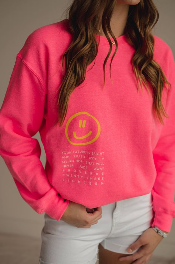 Back To School Outfits   Bright Future Sweatshirt Sweatshirts Cute Sweatshirts Cute Outfits Clothes Shirt Designs Pink Sweatshirt