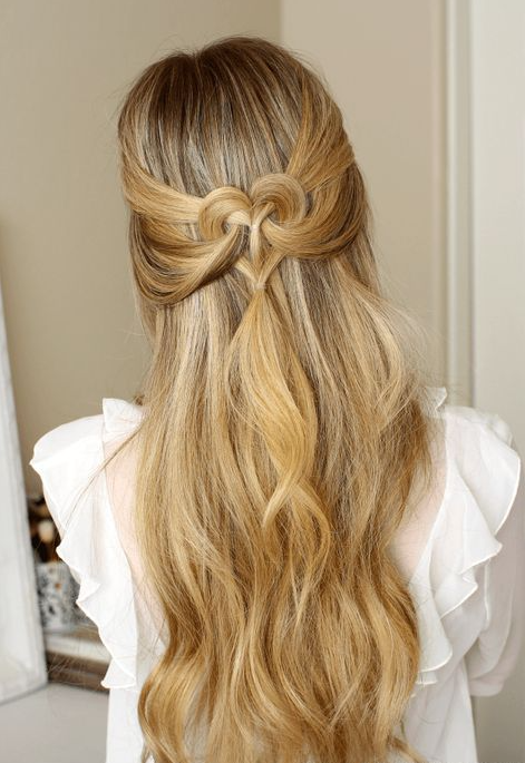 Hairstyles For Every Hair Type   Heart Hairstyles 2 Ways