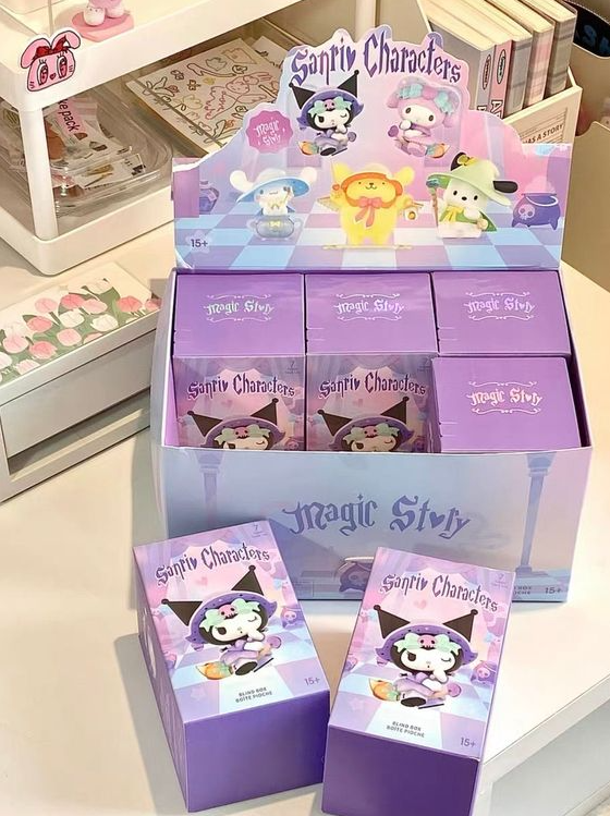 Miniso   Sanrio X Miniso Magic Story Series Blind Box Rainbow Unicorn Birthday Toy Collection Cute School Stationary Blind Bags Sanrio Box