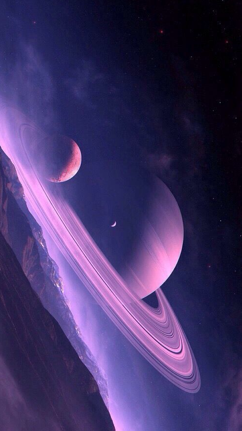 Planet   Purple Wallpaper IPhone