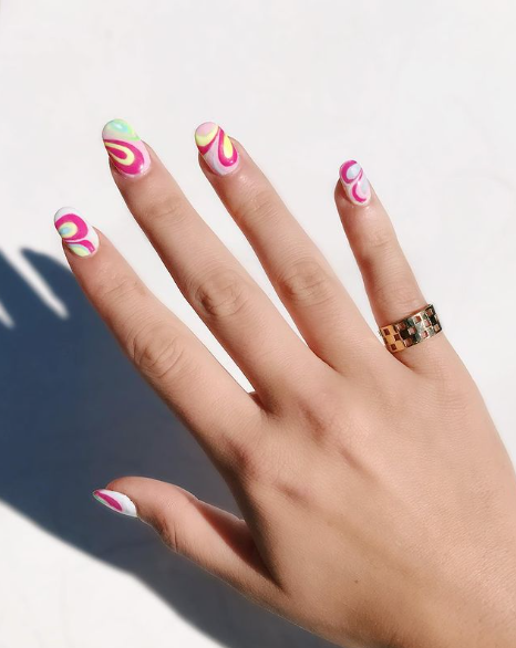 These Groovy Back To School Nails