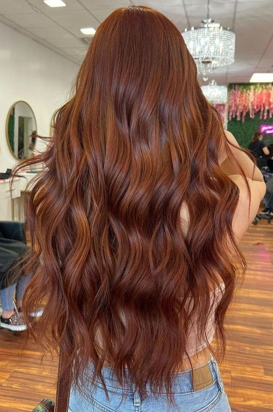 Turn Heads With Brown Copper Hair Copper Hair Color Hair Inspo Color Long Blonde Hair Summer Hair Color Bold Hair Color