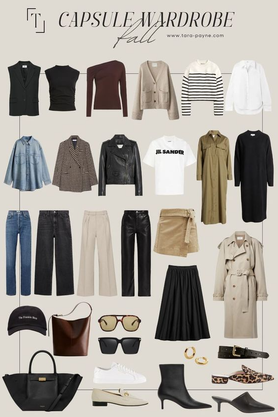 Capsule Wardrobe 2024 Fall Wardrobe Essentials Capsule Wardrobe Casual Fall Capsule Wardrobe Chic Capsule Wardrobe Fall Clothing Essentials Chic Outfits Classy Fall Wardrobe Essentials