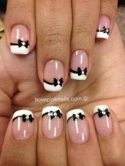 Cute Nail Ideas With Bows Nails Nail Art How To Do Nails Cute Nails Beautiful Nails Beauty Nails