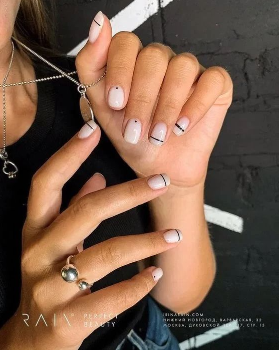 Cute Short Nail Designs That Are Practical For Everyday Wear Modern Nails SHort Nail Designs Perfect Nails Gel Nails Cute Nails Minimalist Nails