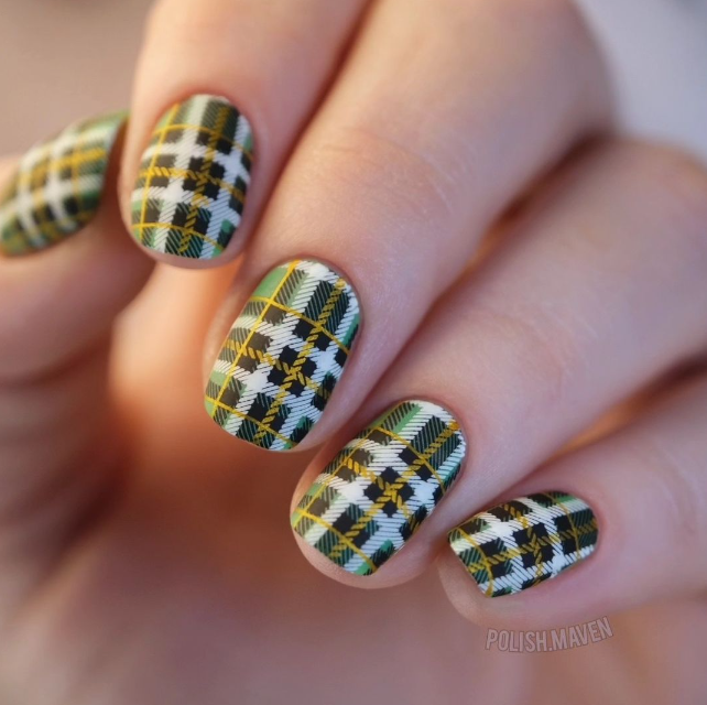 Green And Yellow Plaid