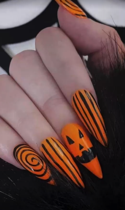 Halloween Nail Trends Halloween Nails Nails Luxury Nails Trendy Nails Acrilic Nails Fashion Nails