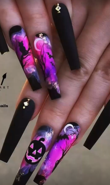 Halloween Nail Trends Luxury Nails Trendy Nails Acrilic Nails Fashion Nails Halloween Nails Nails