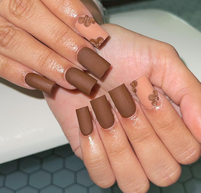 Matte Brown Elegance