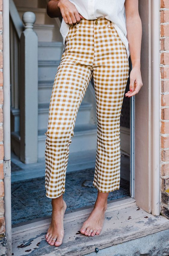 Plaid Checkered Pants