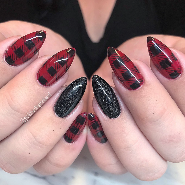 Red And Black Buffalo Plaid