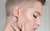 Sleek Platinum Pixie Mohawk