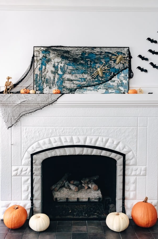 Spook Out Your Mantel