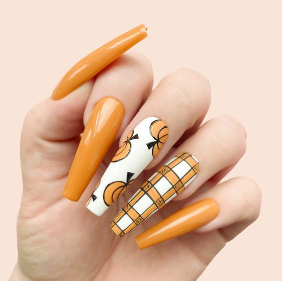 Stylish Nails Thanksgiving Nails Acrylic Nails Fall Acrylic Nails Cute Nails For Fall Nail