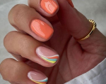 Summer Short Square Nail Trends Chic Styles & Colors Short Square Nails Rounded Acrylic Nails Pretty Nails Square Nails Nail Designs Beach Nails