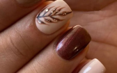 Thanksgiving Nail Designs For Your Perfect Fall Manicure Fall Gel Nails Thanksgiving Nail Designs Nail Art Thankgiving Nails Winter Nails Gel Nails