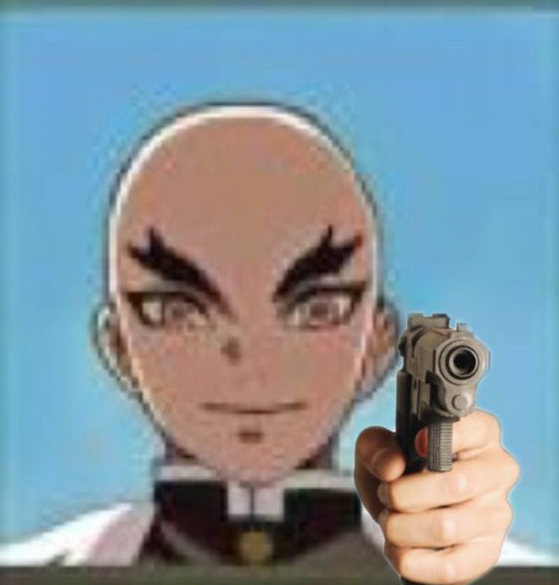 Bald Rengoku Age Bald Rengoku With Gun Bald Akaza Bald Muichiro Bald Tengen Bald Inosuke