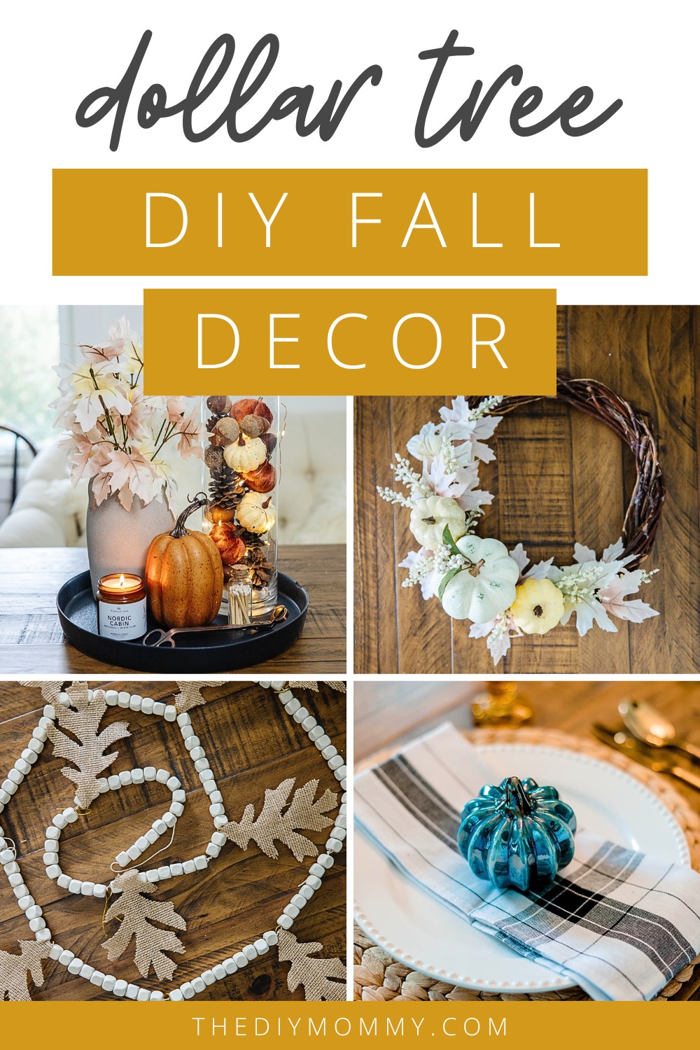 Dollar Tree DIY Fall Decor Ideas To Try In 2024