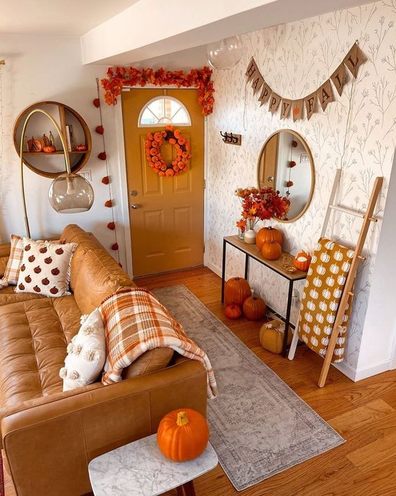 Fall Apartment Decor Fall Home Decor Fall Room Decor Fall Living Room Decor Cozy Fall Decor Fall Living Room