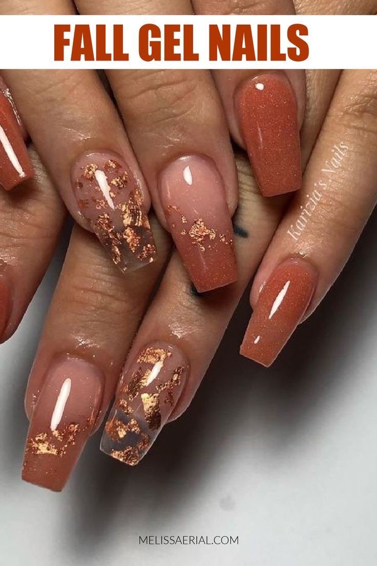 Fall Gel Nails Fall Acrylic Nails Cute Nails For Fall Gel Nails Almond Nails Designs Fall Nail Colors