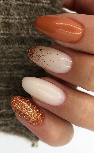 Gel Nails Fall Gel Nails Stylish Nails Gold Nail Designs Rose Gold Nails Short Acrylic Nails