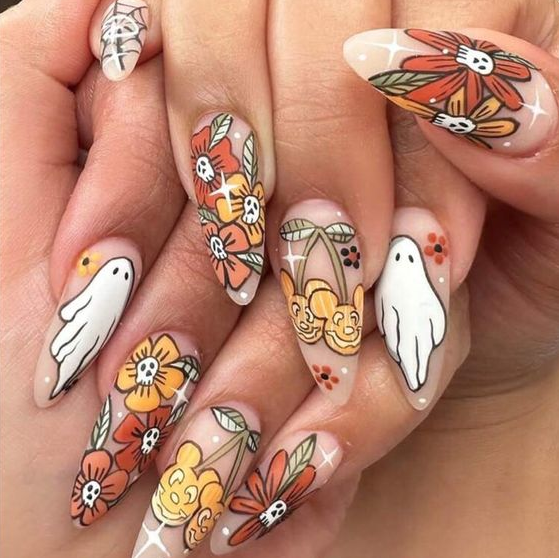 Halloween Nails Nail Art Halloween Press On Nails Sculpted Nails Nail Art Stikers Nail Designs