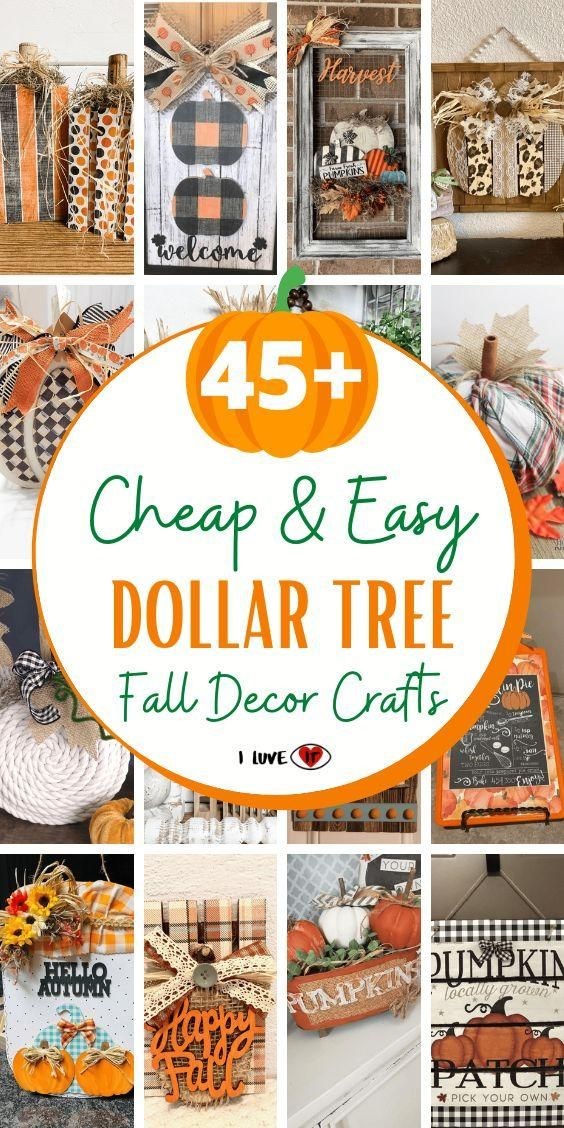 Harvest Happiness With Dollar Tree DIY Fall Decor Projects On A Budge