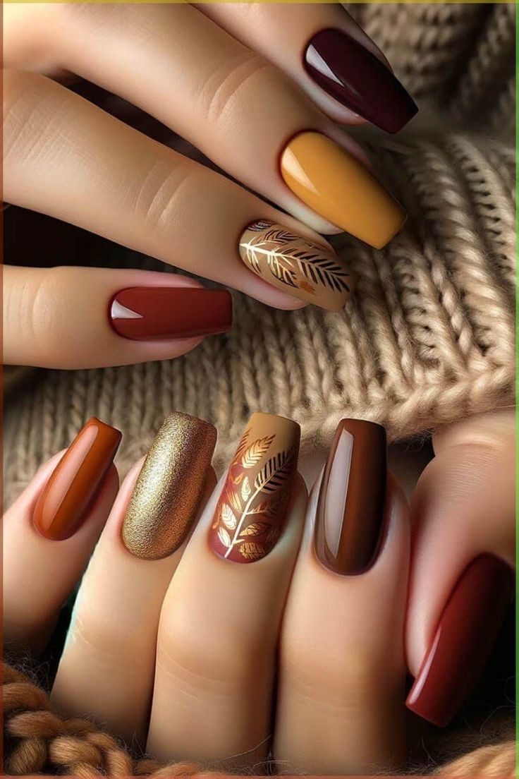 Nail Art Nail Colors Nail Designs Autumn Nails Fall Nail Designs Fall Nail Art