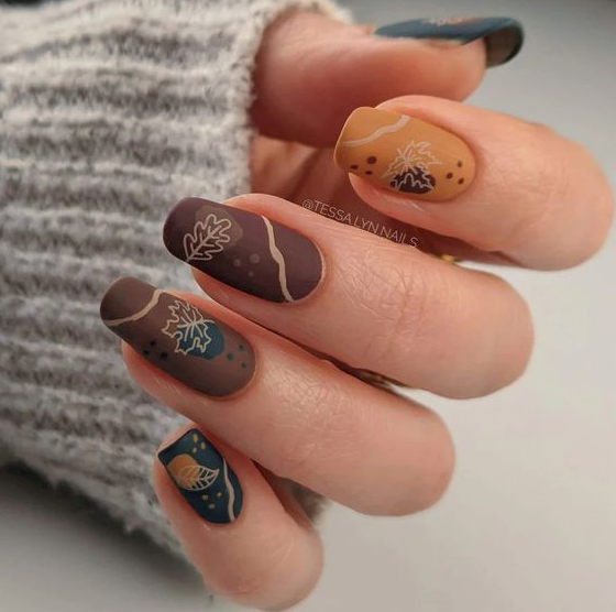 Nail Designs Nail Art Cute Nails For Fall Pretty Nails Thanksgiving Nails Manicure