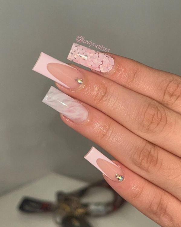 Stunning Long Nail Designs Ideas