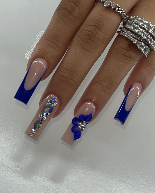 Stunning Long Nail Designs Photo