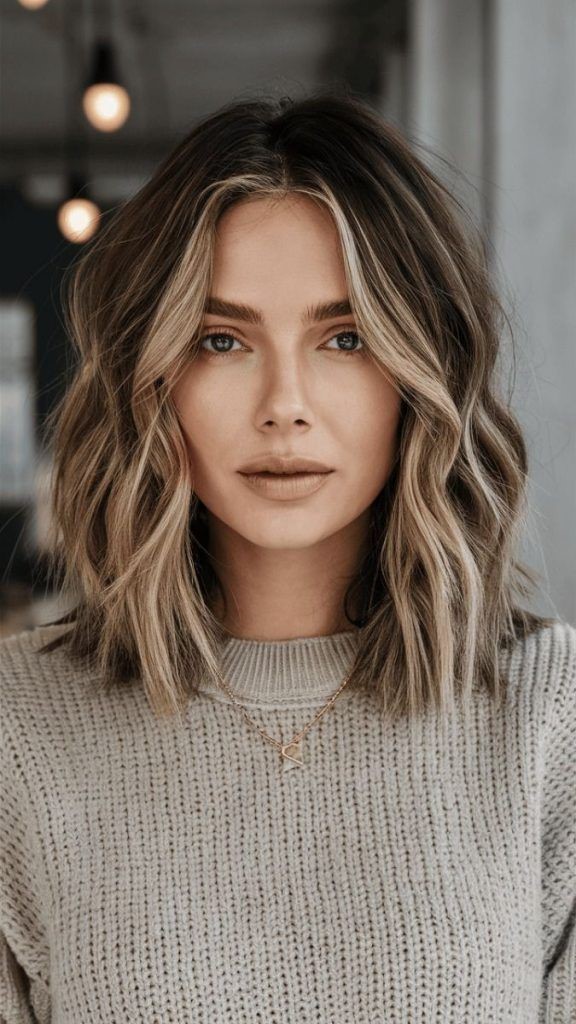 Stunning Shoulder Length Fall Hair 2024 Styles Featuring Color Blonde, Red And Brunette Trends With Fresh Cuts