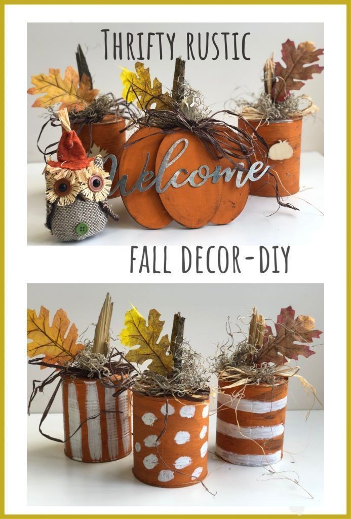 Thrifty Rustic Fall Decor